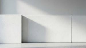 Minimalist White Barrier