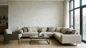 Minimalist White Brick Accent