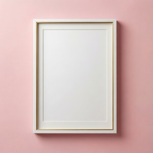 Minimalist White Frame