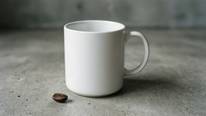 Minimalist White Mug