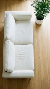 Minimalist White Sofa