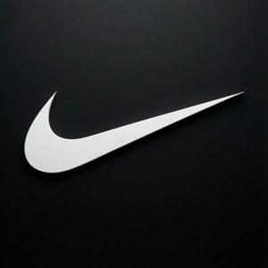 Minimalist White Swoosh