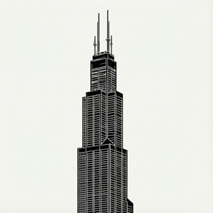 Minimalist Willis Tower
