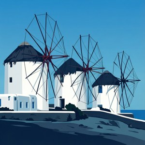 Minimalist Windmills