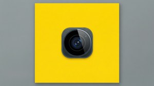 Minimalist Yellow Camera