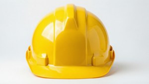 Minimalist Yellow Hard Hat