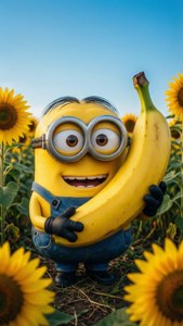 Minion with Giant Banana