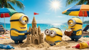 Minions Beach Party