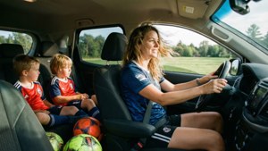 Minivan Soccer Mom