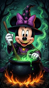 Minnie Witch Cauldron