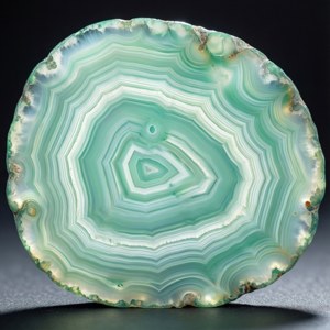 Mint Green Agate Slice