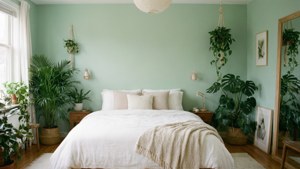 Mint Green Cozy Room