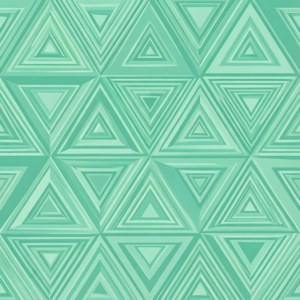 Mint Green Geometric Pattern
