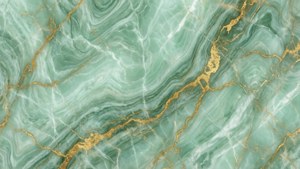 Mint Green Marble Gold
