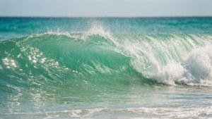 Mint Green Ocean Wave