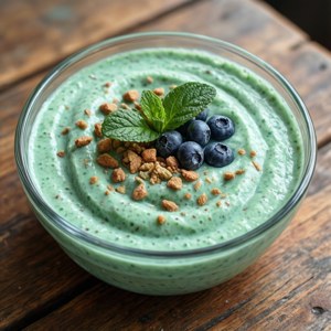 Mint Green Smoothie Bowl