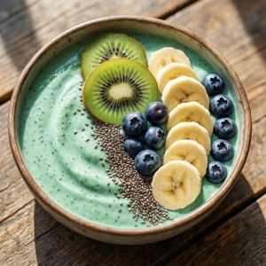 Mint Green Smoothie Bowl
