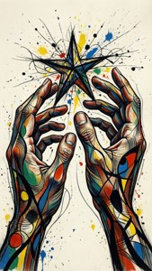 Miró Reaching Hands