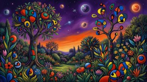 Miró's Dream Garden