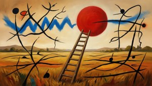 Miró's Ladder to Sky