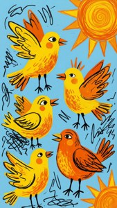 Miró's Playful Birds