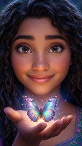 Mirabel with Butterfly