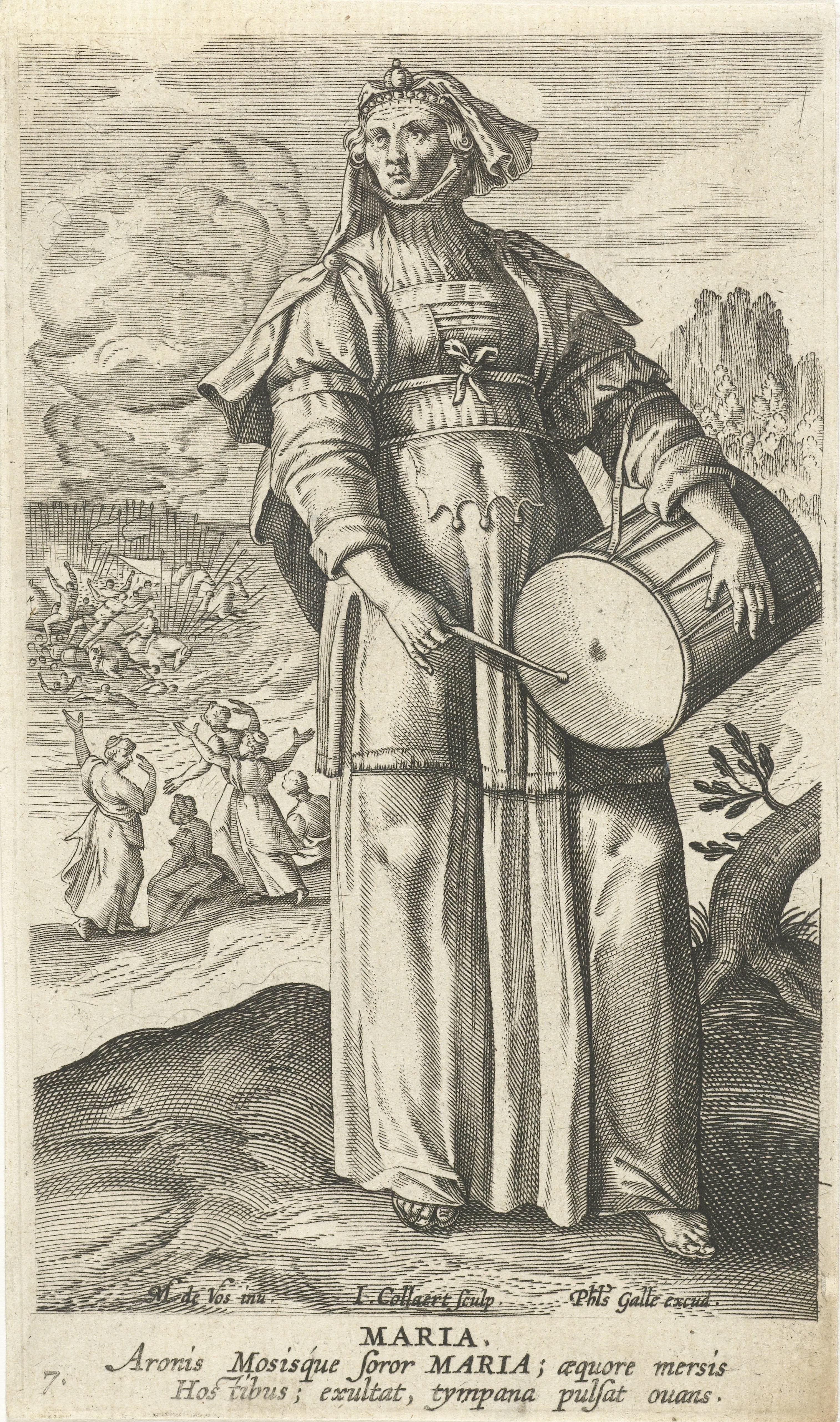 Mirjam by Jan Collaert (II)