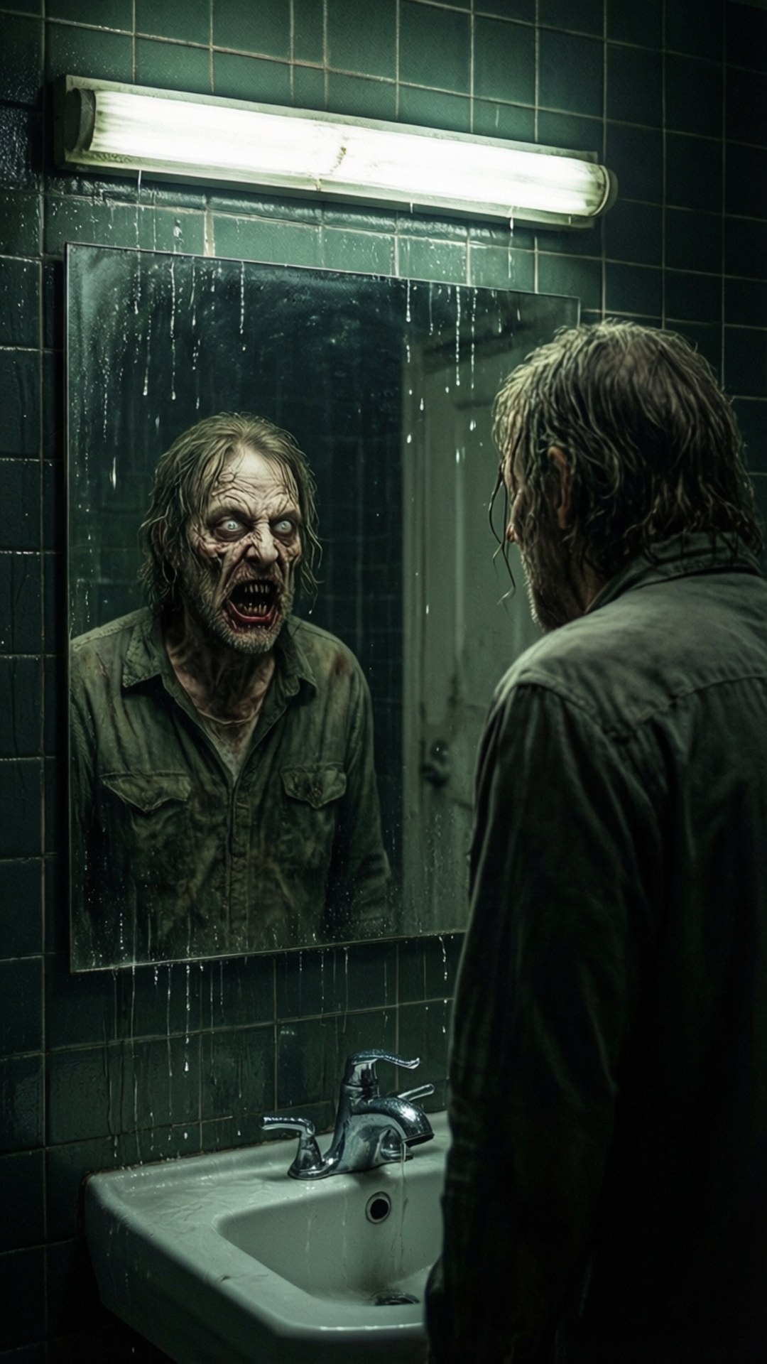 Mirror Monster by Wallpapers.art Studio