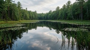 Mirror Pond in Vernon Forest