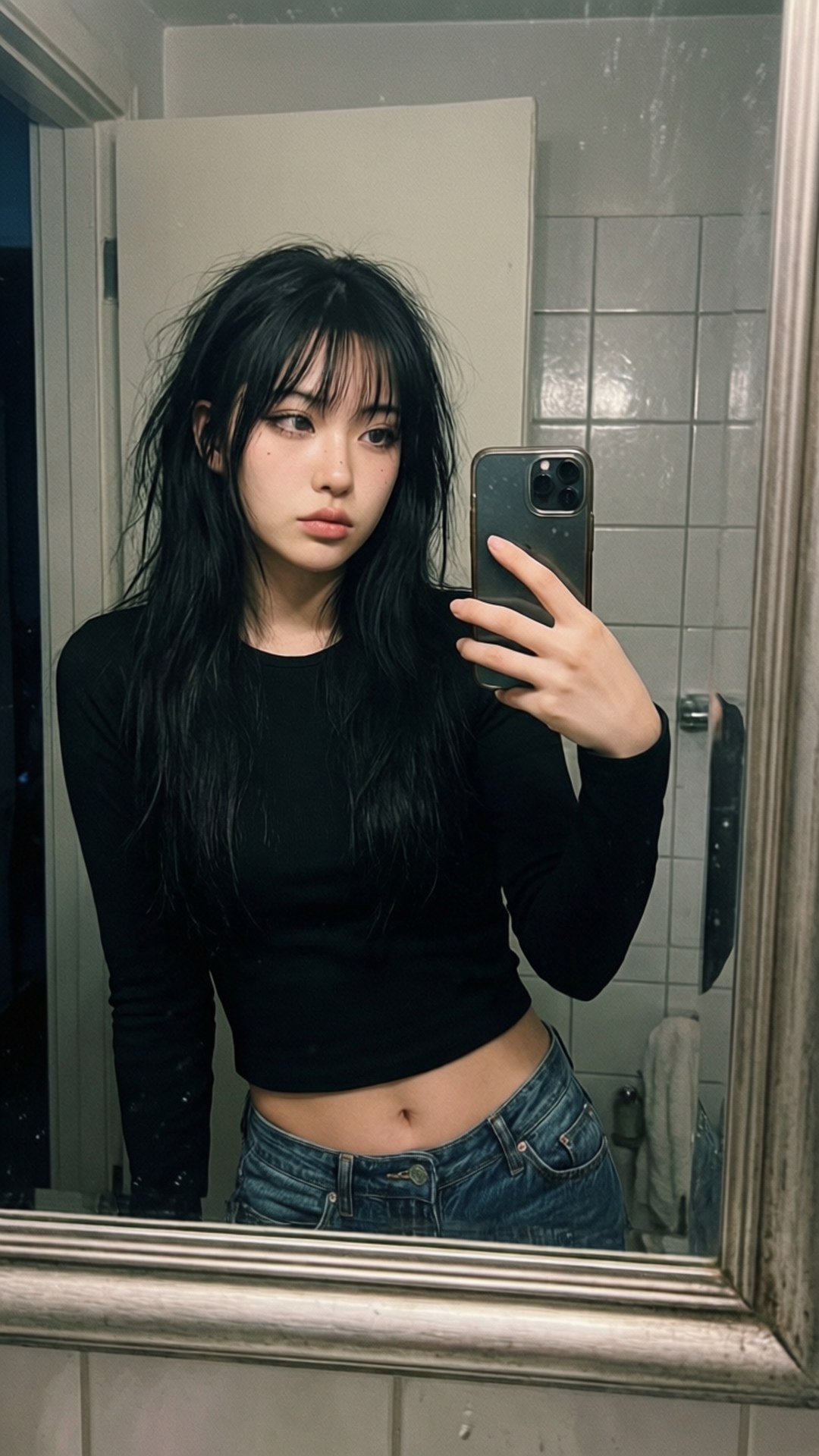 Mirror Selfie Momo by Wallpapers.art Studio