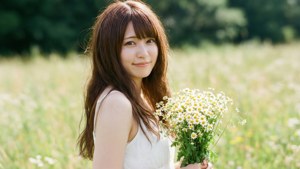 Misaki in White Dress