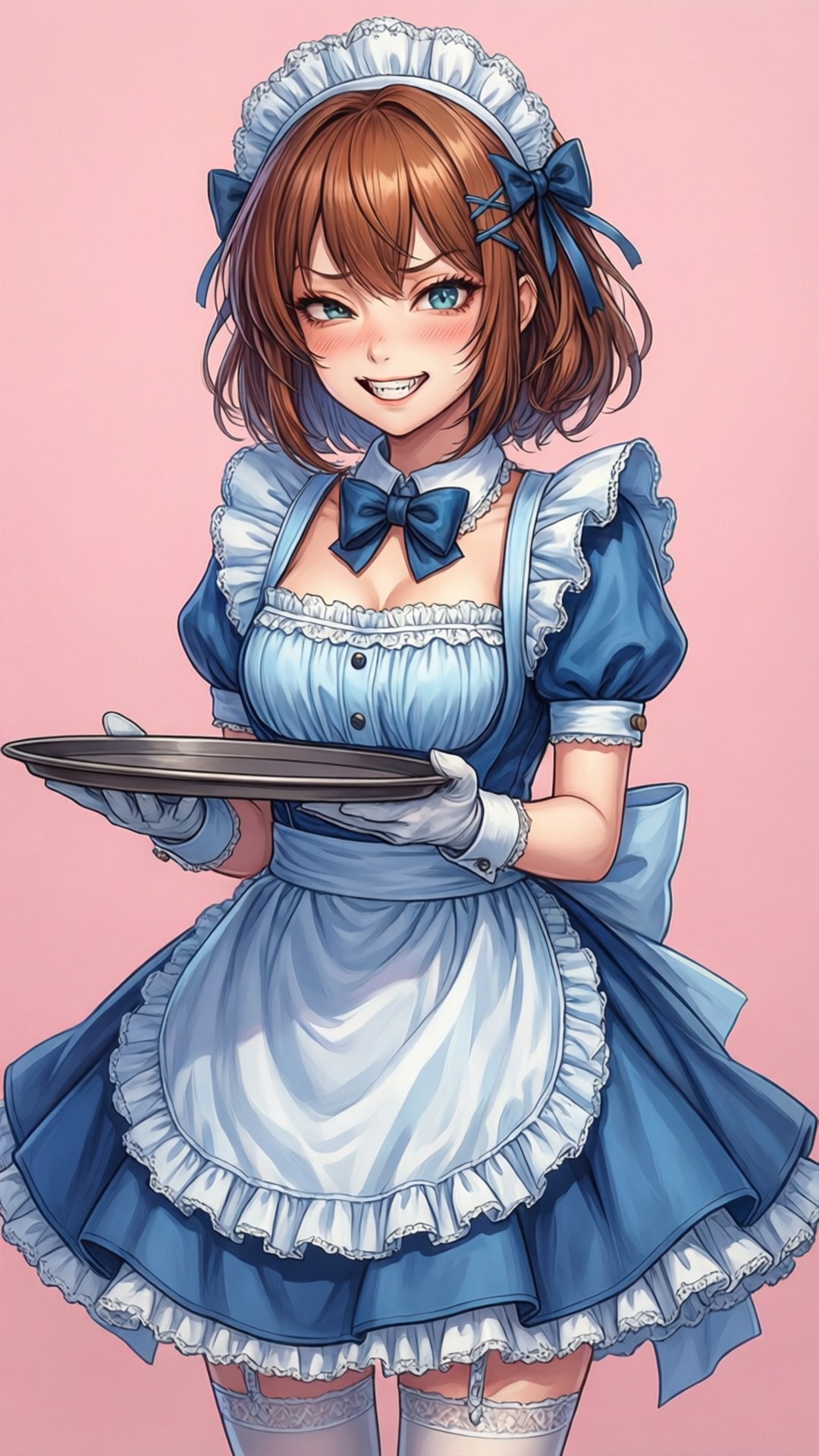 Mischievous Maid Anna by Wallpapers.art Studio
