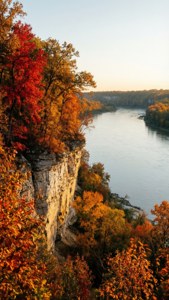Mississippi Bluffs Autumn