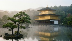 Mist and Mystery at Kinkaku-ji
