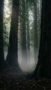 Misty Ancient Woods
