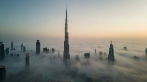 Misty Burj Khalifa Morning