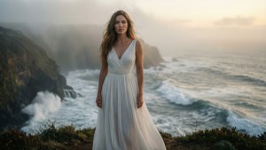 Misty Cliff Elegance