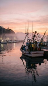 Misty Dawn Harbor
