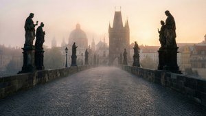 Misty Dawn on Charles Bridge