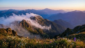 Misty Dawn Over Ake Loba