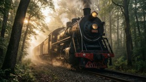 Misty Dawn Train