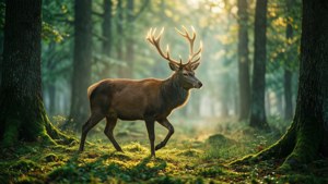 Misty Forest Dawn