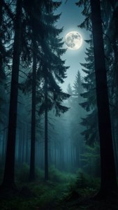Misty Forest Moon
