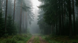 Misty Forest Path