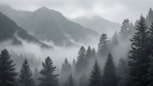 Misty Grey Mountains