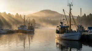 Misty Harbor Dawn