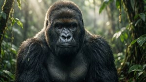 Misty Jungle Gorilla