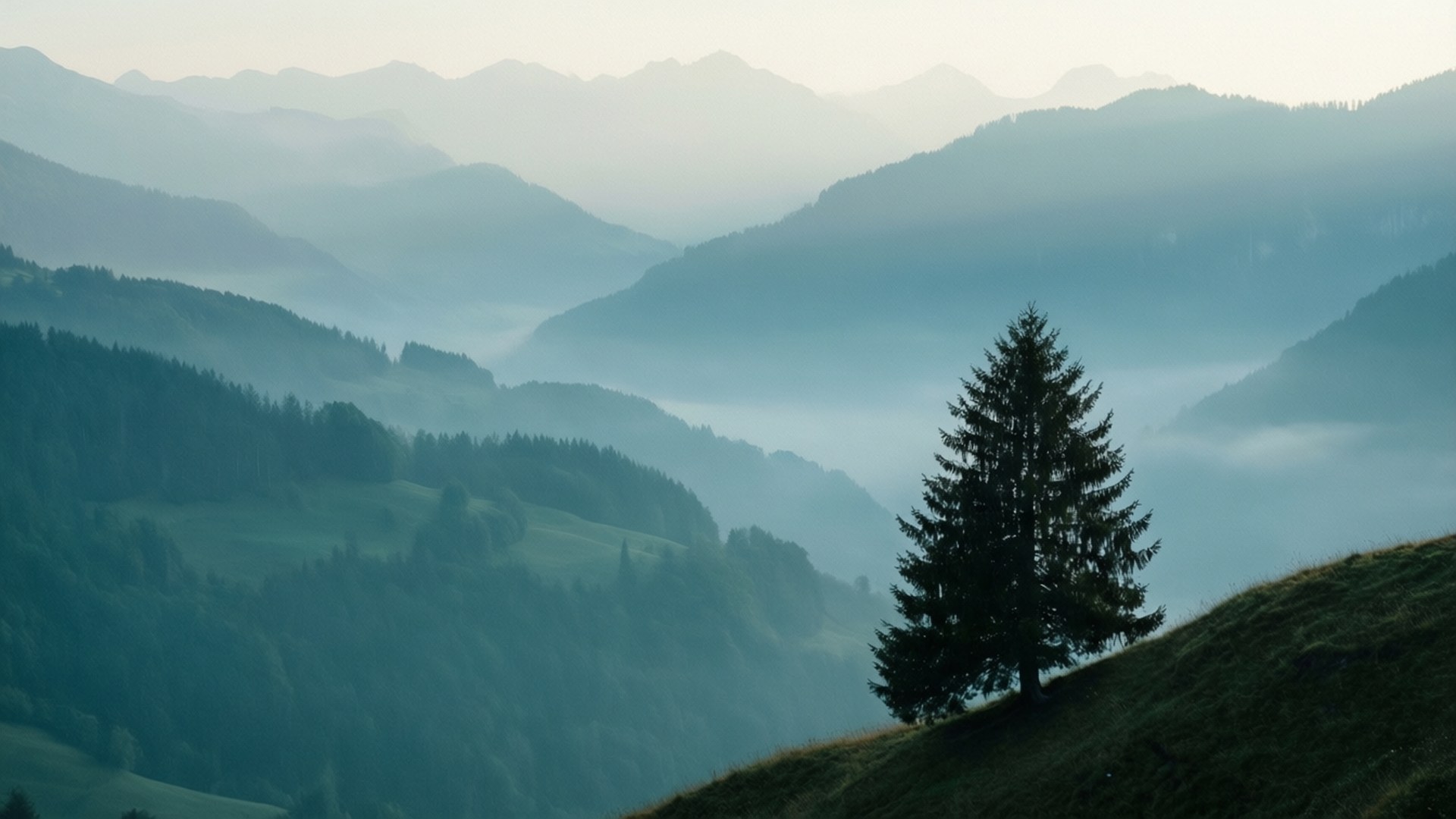 Misty Jura Layers by Wallpapers.art Studio