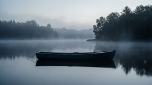 Misty Lake Dawn