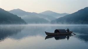 Misty Lake Dawn